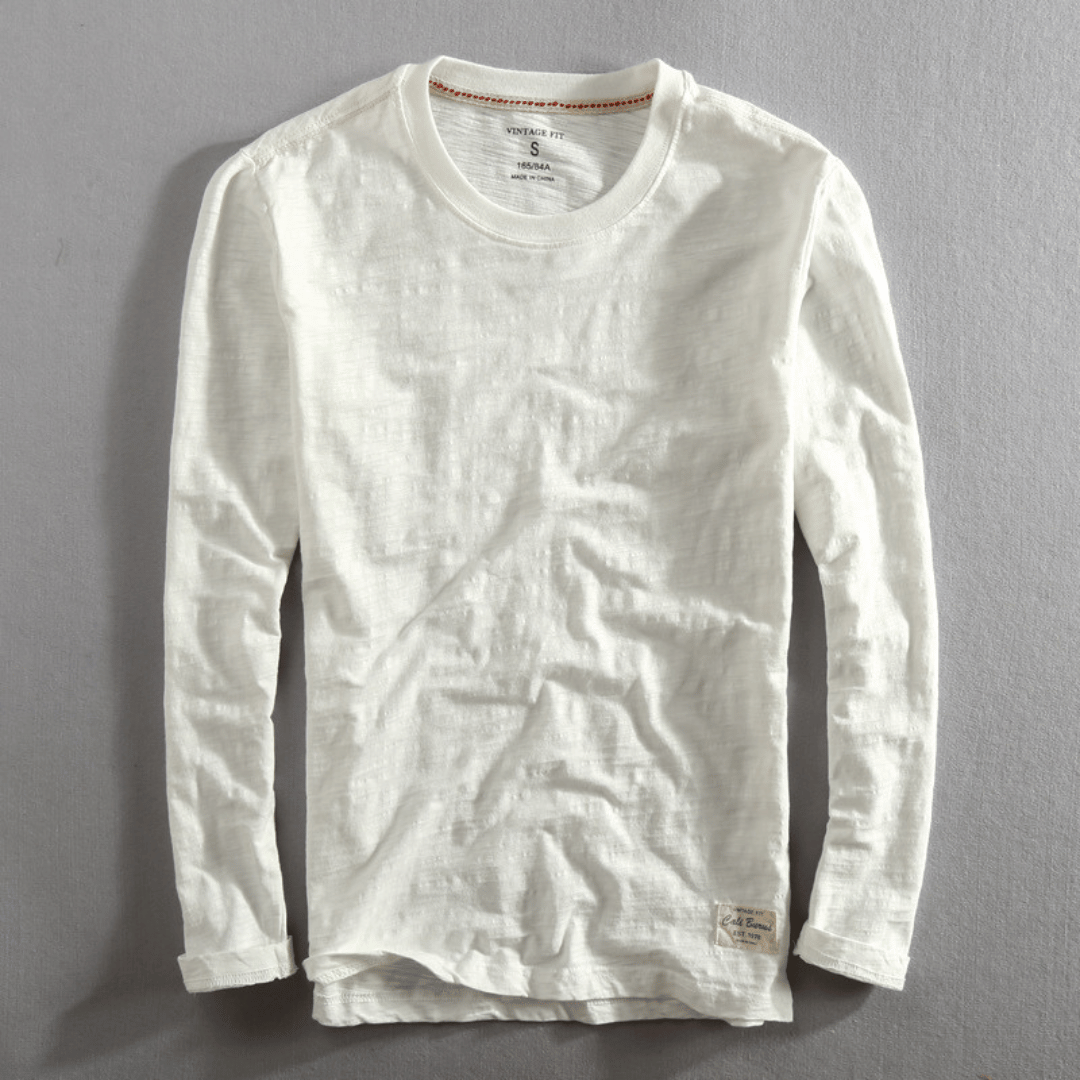 Roberto Marino Cotton Long Sleeve Shirt