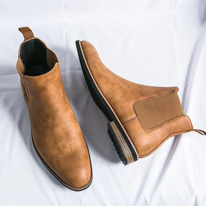 Roberto Marino Leather Chelsea Boots