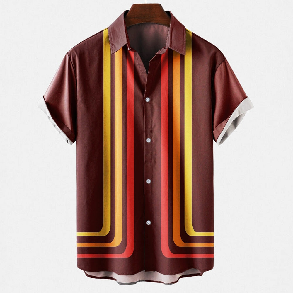 Sunset Palms Summer Shirt