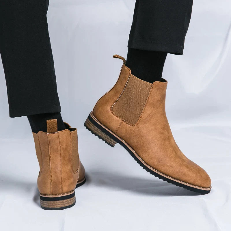 Roberto Marino Leather Chelsea Boots