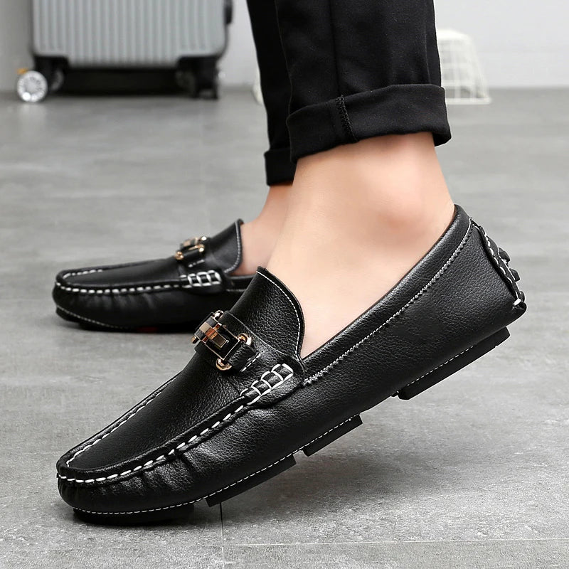 Roberto Marino Leather Loafers