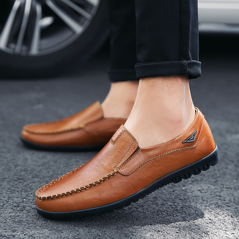 Marcello's Handmade Leather Loafers