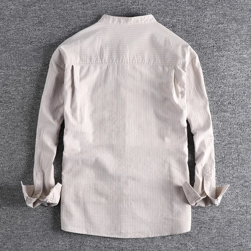 Alvaro Ferucci Vintage Stand Collar Shirt