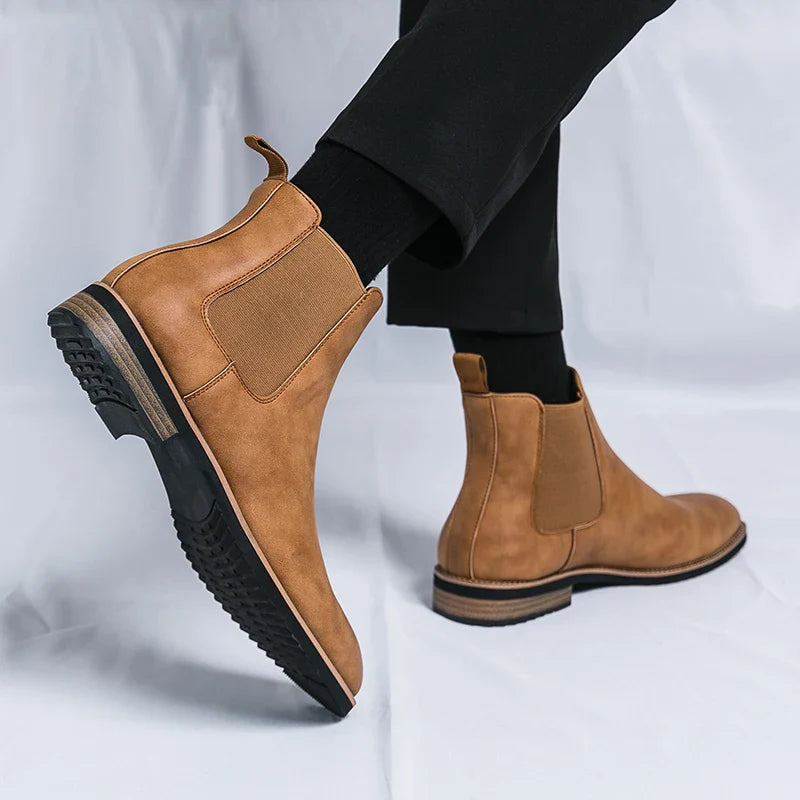 Roberto Marino Leather Chelsea Boots